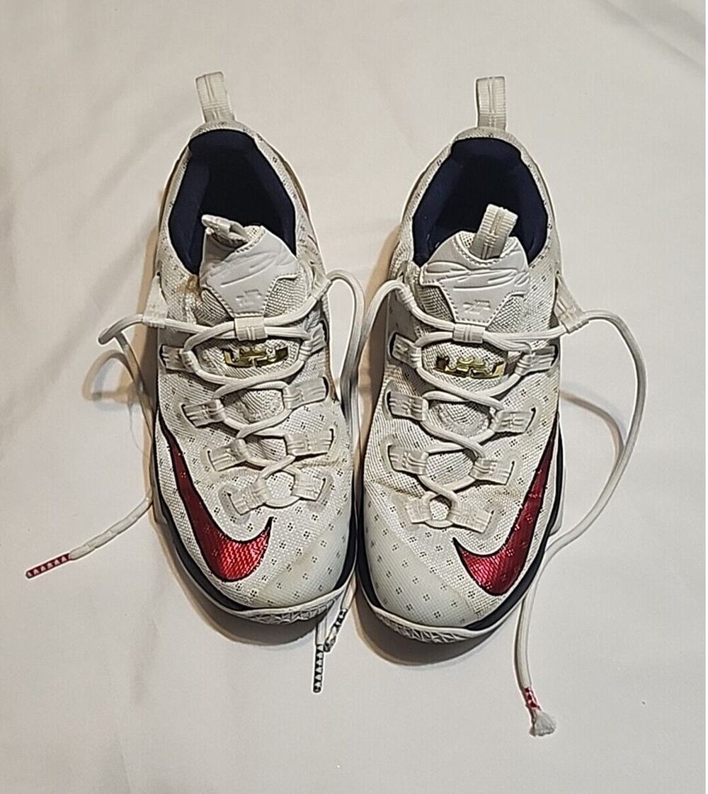 Nike Lebron James XIII Basketball Shoes Men 10 - 2016 Low Olympic 831925-164 M43